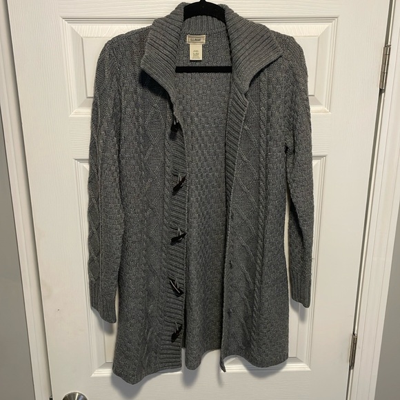 LLBean Wool Cardigan - Picture 1 of 4